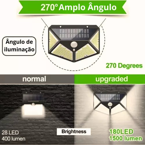 EcoBrilho Noturno - Lâmpada LED Solar