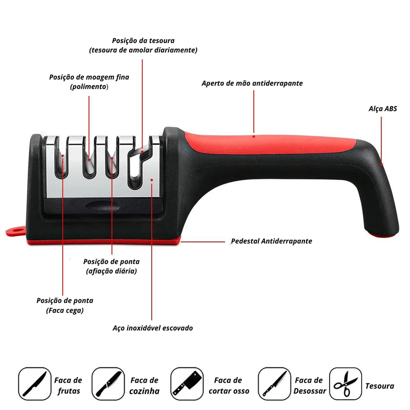 ProAfiador Edge - Afiador de faca portátil