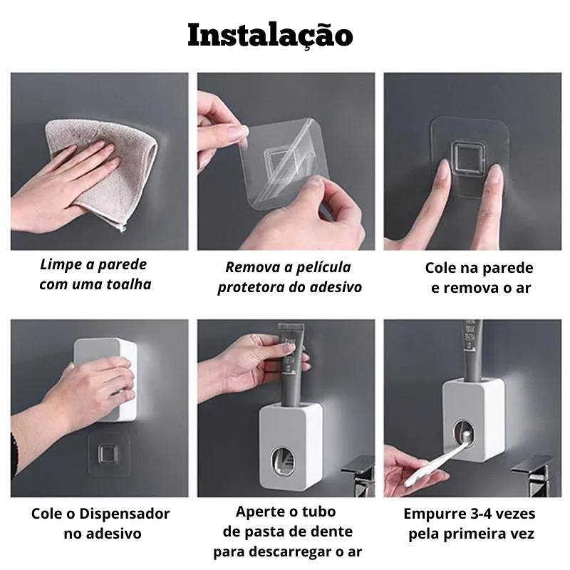 DentaPro AutoSet - Dispensador automático de creme dental