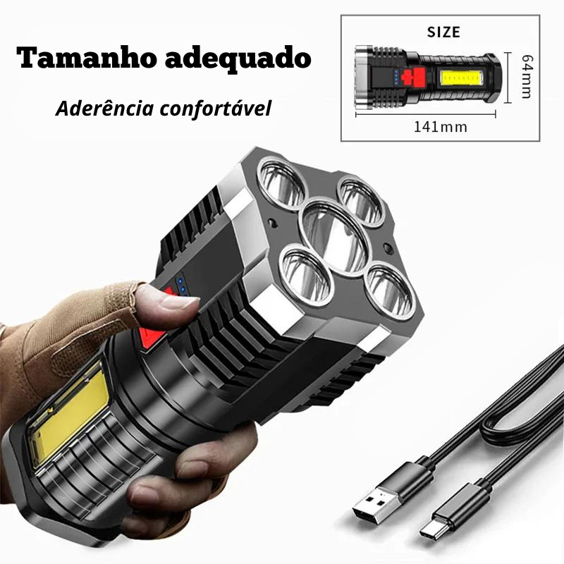 PowerBeam 5X - Lanterna USB recarregavél